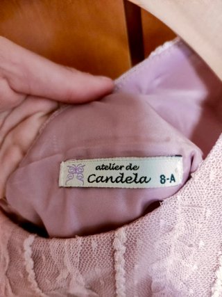 Vestido  fiesta Candela Talla 8