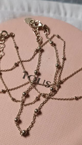 Conjunto pulsera y gargantilla plata italiana suba