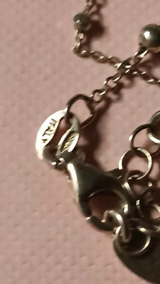 Conjunto pulsera y gargantilla plata italiana suba