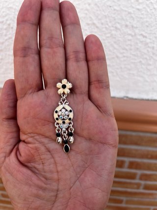 Pendientes elegantes pedrería, flamenca NUEVOS