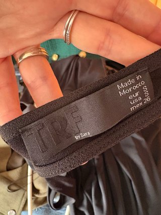 Mono largo negro Zara