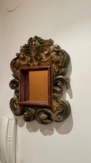 Espejo decorativo madera y cristal