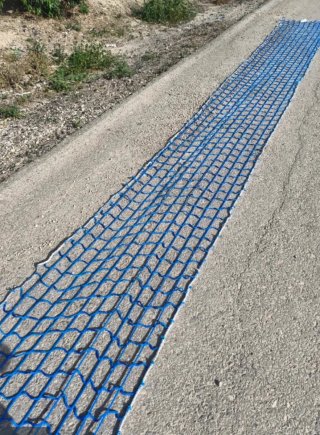 Red de obra seguridad 1,1x10m azul