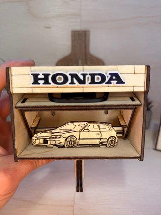 Colgador llaves artesanal Honda