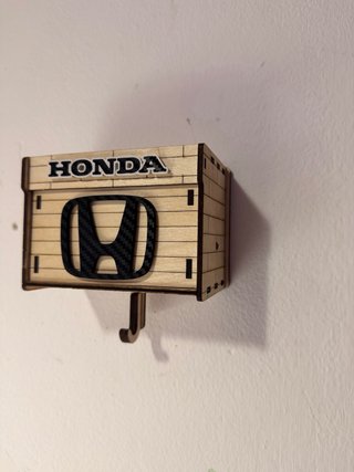 Colgador llaves artesanal Honda