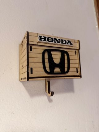 Colgador llaves artesanal Honda
