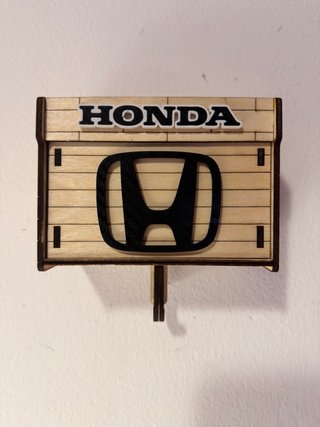 Colgador llaves artesanal Honda