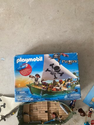 Barco Pirata Playmobil con Figuras
