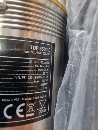 Bomba Trotec Pozo Profundo 6000 l/h