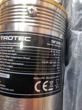 Bomba Trotec Pozo Profundo 6000 l/h