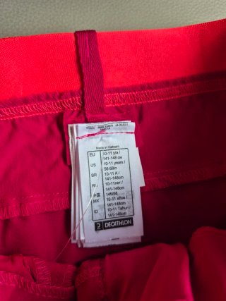 Pantalones Decathlon 9-10 años Rosa
