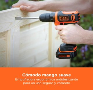 Taladro atornillador a batería Black+Decker 10.8V