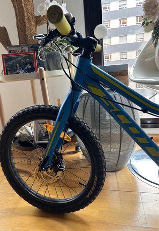 Bici Scott Scale JR 20 Azul/Amarillo