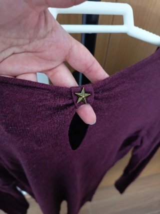 Maglione premaman bordeaux Taglia M