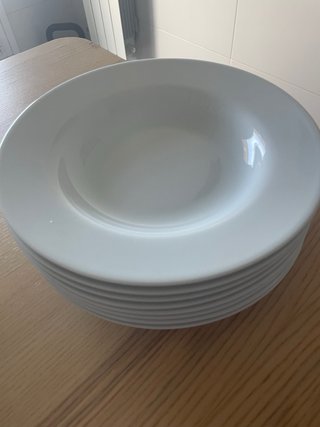 8 Platos IKEA 365+ Susan Pryke Porcelana,