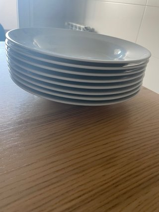 8 Platos IKEA 365+ Susan Pryke Porcelana,