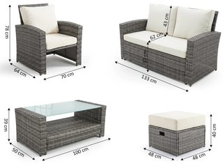 Conjunto Terraza: Sillones y Mesa