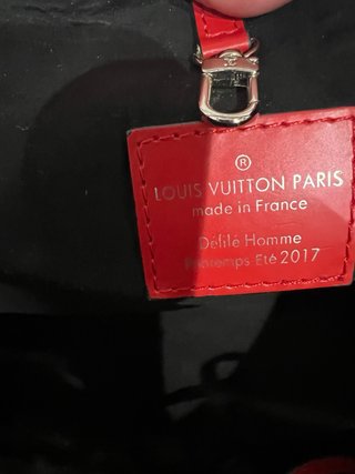 Borsa Louis Vuitton Rosso Supreme