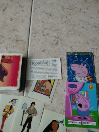 Lote cromos Panini Pocahontas y más