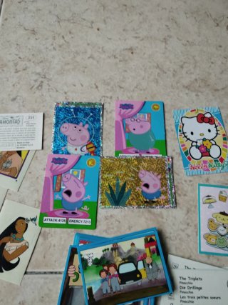 Lote cromos Panini Pocahontas y más