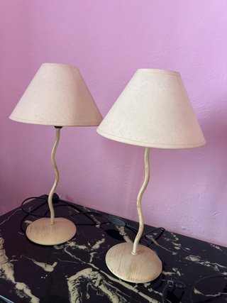 Set di 2 lampade da tavolo
