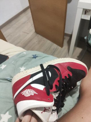 Nike Jordan Rosso Bianco Taglia 40