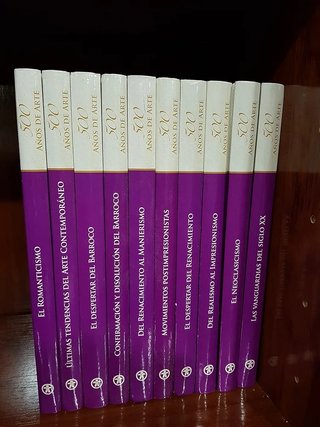 ENCICLOPEDIA DE ARTE. 10 LIBROS A COLOR.