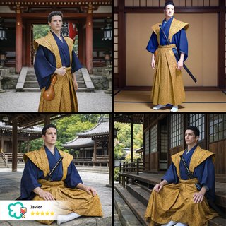 Kamishimo Tradicional Japonés