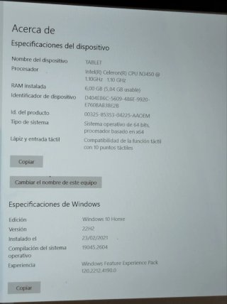 Tablet/Ordenador + Funda Negra/Azul