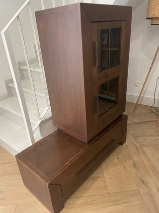 Mueble modular madera maciza