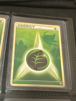 Carta Pokémon Energía Hoja