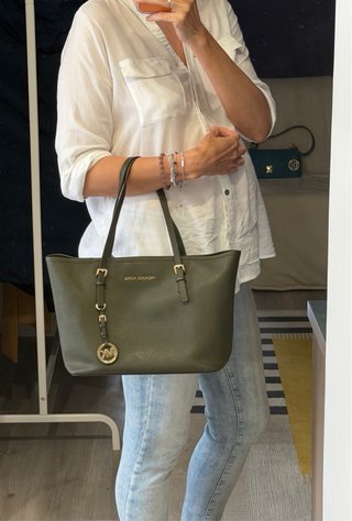 Borsa Michael Kors Jet Set Travel Verde Oliva