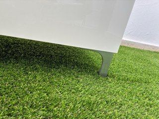 Mueble TV  o vitrina blanco y cristal