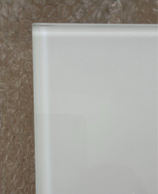 Mueble TV  o vitrina blanco y cristal