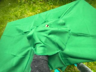 Telo ricambio ombrellone 270cm verde