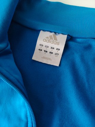 2 Chaquetas Adidas, verde y azul, talla M amplia