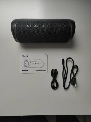 Altavoz Bluetooth Rienok  Negro Multicolor