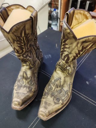 Botas Cowboy Sendra Beige/Marrón🇪🇸