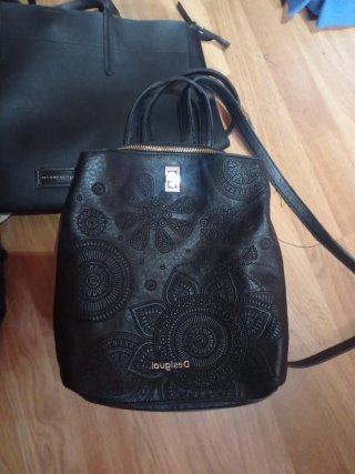 Lote 4 bolsos mujer, Desigual, Atmosphere, Paco M.