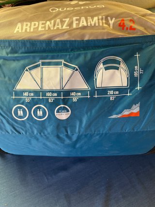 Tienda de campaña Quechua Arpenaz Family 4.2