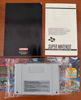 Super Mario Kart SNES Caja Roja PAL