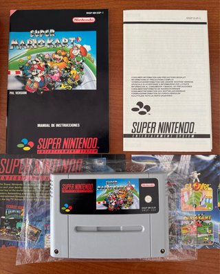 Super Mario Kart SNES Caja Roja PAL