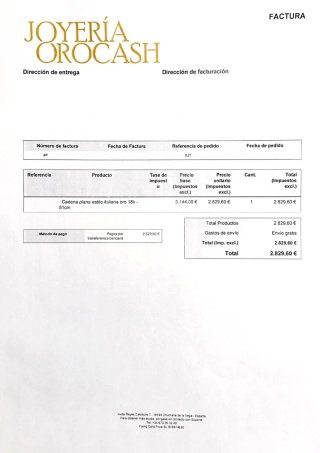Ocasion Oportunidad  Cadena Oro 18k italiana nueva