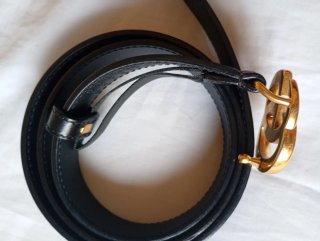 Cintura Gucci Nero e Oro