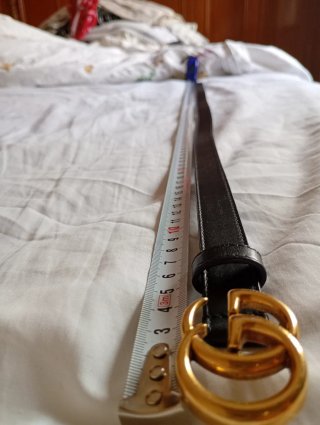 Cintura Gucci Nero e Oro