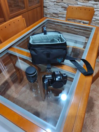 Cámara Canon Analógica Negra