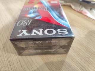 2 Cintas VHS Sony Premium 180 min