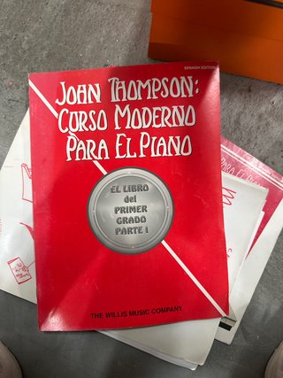 Libro Piano John Thompson Curso Moderno