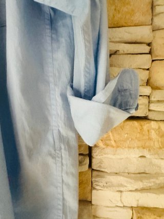 Camisa oversize azul talla M