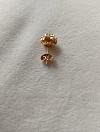 Pendientes flor con circonitas